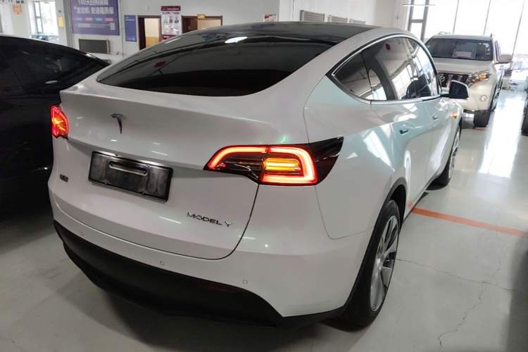 Used Tesla Model Y 2022 Revised Version Rear-Wheel Drive Rear Right 45 Deg