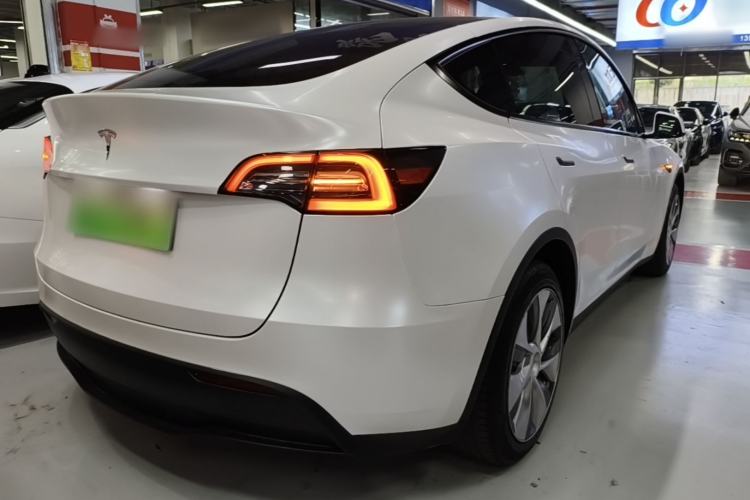 Used Tesla Model Y 2022 Revised Version Long-Range All-Wheel Drive Rear Right 45 Deg
