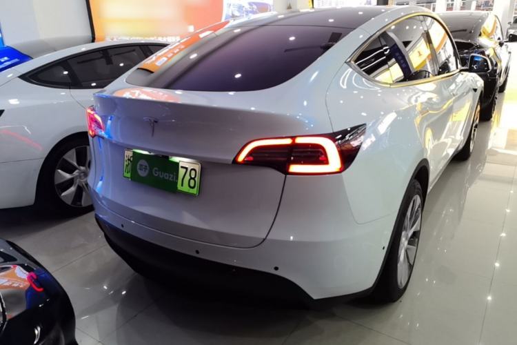 Used Tesla Model Y 2022 Revised Version Rear-Wheel Drive Rear Right 45 Deg
