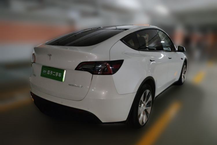 Used Tesla Model Y 2022 Revised Version Rear-Wheel Drive Rear Right 45 Deg