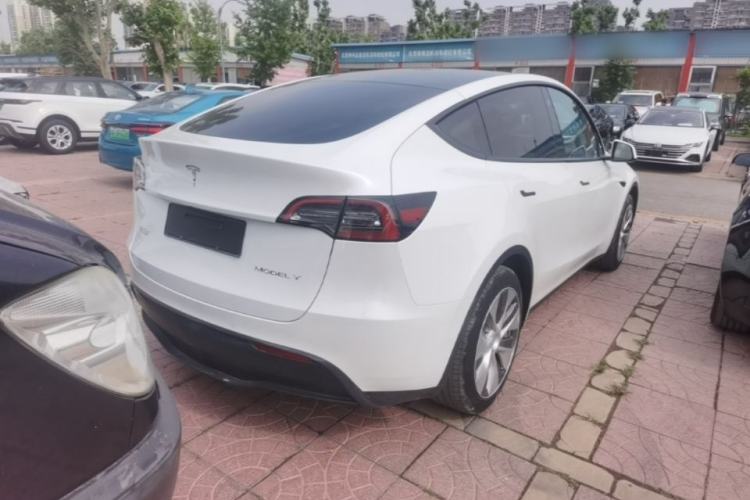 Used Tesla Model Y 2022 Revised Version Rear-Wheel Drive Rear Right 45 Deg