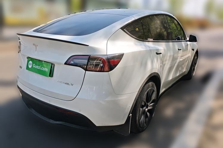 Used Tesla Model Y 2022 Revised Version Rear-Wheel Drive Rear Right 45 Deg