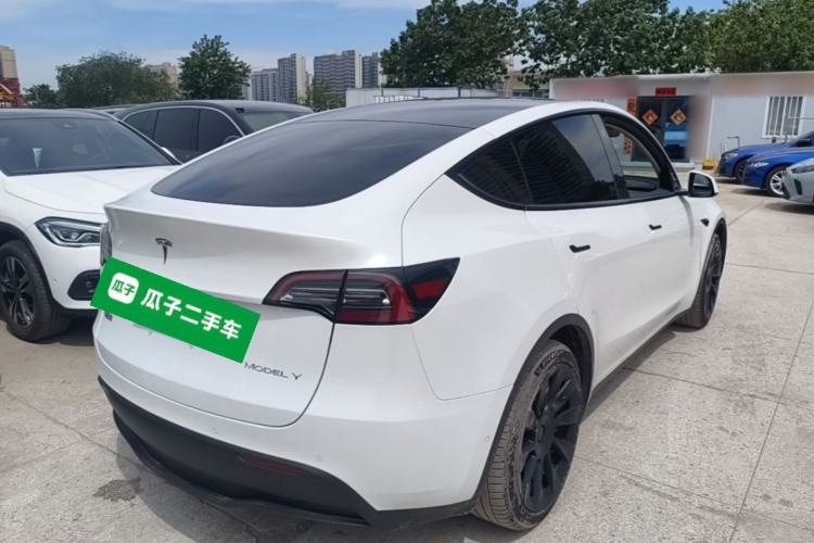 Used Tesla Model Y 2022 Revised Version Rear-Wheel Drive Rear Right 45 Deg