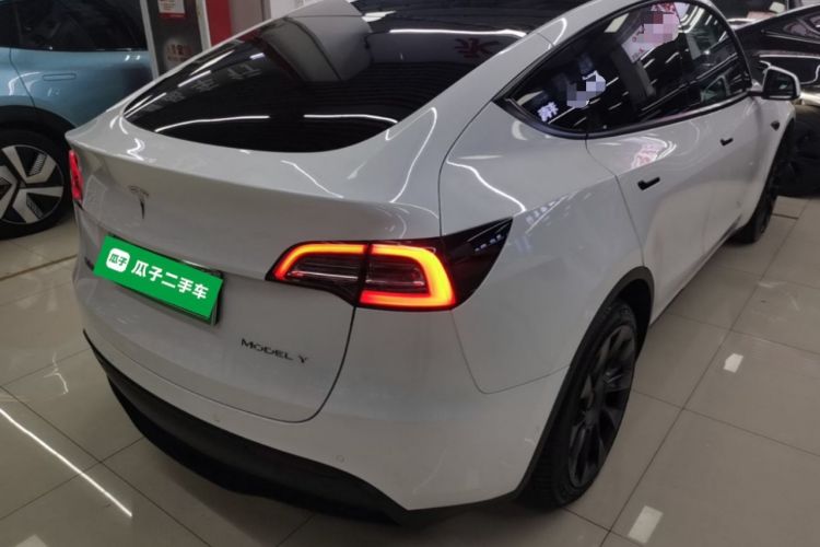 Used Tesla Model Y 2022 Revised Version Rear-Wheel Drive Rear Right 45 Deg
