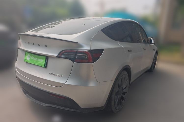 Used Tesla Model Y 2022 Performance High-Performance All-Wheel-Drive Version Rear Right 45 Deg
