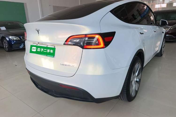 Used Tesla Model Y 2022 Revised Version Rear-Wheel Drive Rear Right 45 Deg