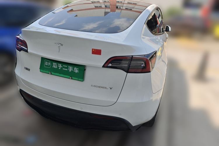 Used Tesla Model Y 2022 Long-Range All-Wheel-Drive Version Rear Right 45 Deg