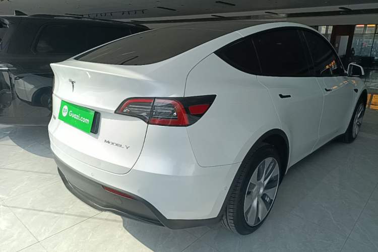 Used Tesla Model Y 2022 Revised Version Long-Range All-Wheel Drive Rear Right 45 Deg