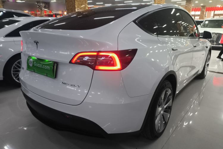 Used Tesla Model Y 2022 Revised Version Rear-Wheel Drive Rear Right 45 Deg