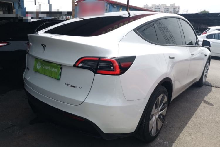 Used Tesla Model Y 2022 Rear-Wheel-Drive Version Rear Right 45 Deg