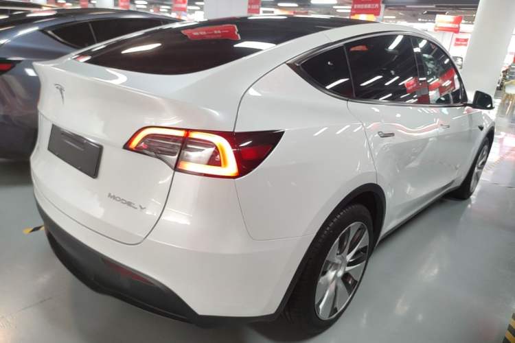 Used Tesla Model Y 2022 Revised Version Rear-Wheel Drive Rear Right 45 Deg