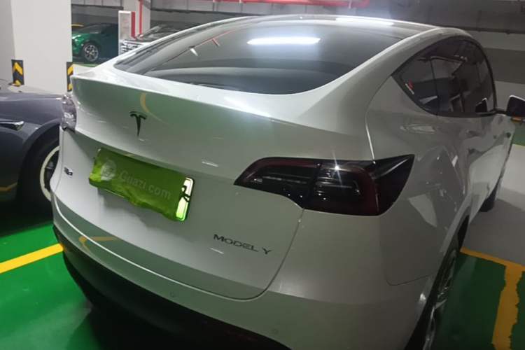 Used Tesla Model Y 2022 Revised Version Rear-Wheel Drive Rear Right 45 Deg