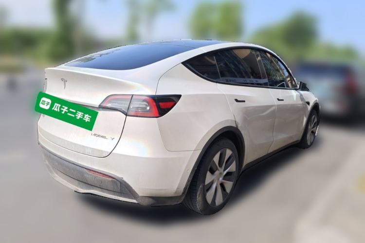 Used Tesla Model Y 2022 Revised Version Rear-Wheel Drive Rear Right 45 Deg