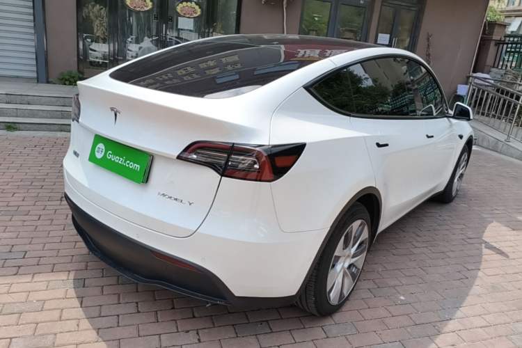 Used Tesla Model Y 2022 Revised Version Rear-Wheel Drive Rear Right 45 Deg