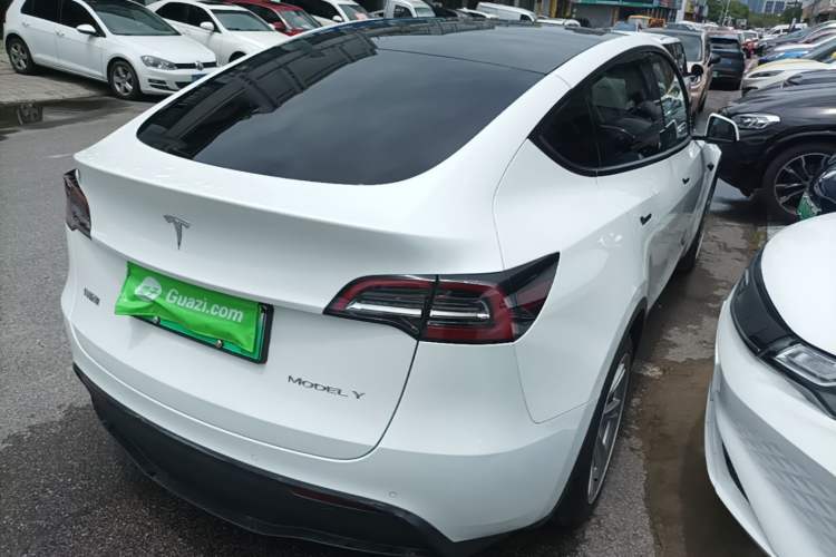 Used Tesla Model Y 2022 Revised Version Rear-Wheel Drive Rear Right 45 Deg