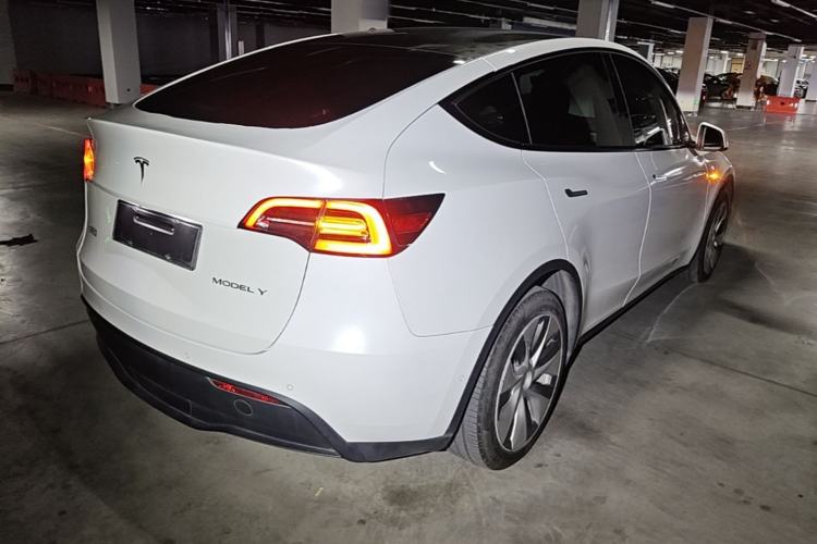 Used Tesla Model Y 2022 Revised Version Long-Range All-Wheel Drive Rear Right 45 Deg