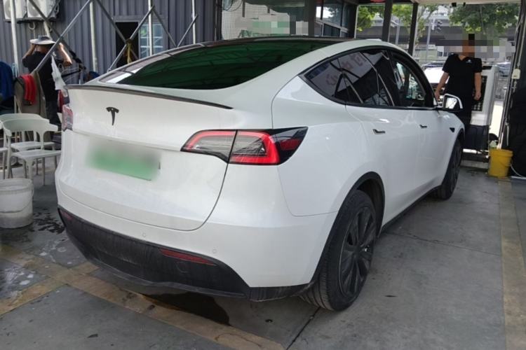 Used Tesla Model Y 2022 Long-Range All-Wheel-Drive Version Rear Right 45 Deg
