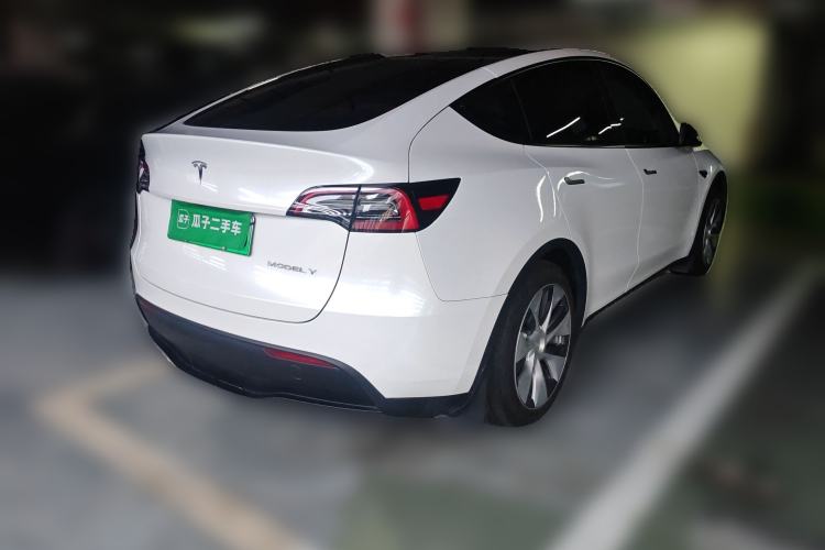 Used Tesla Model Y 2022 Revised Version Rear-Wheel Drive Rear Right 45 Deg
