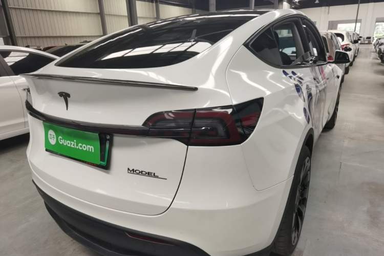 Used Tesla Model Y 2022 Revised Version Long-Range All-Wheel Drive Rear Right 45 Deg