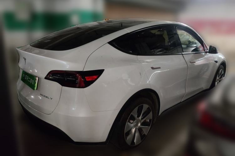 Used Tesla Model Y 2022 Revised Version Rear-Wheel Drive Rear Right 45 Deg