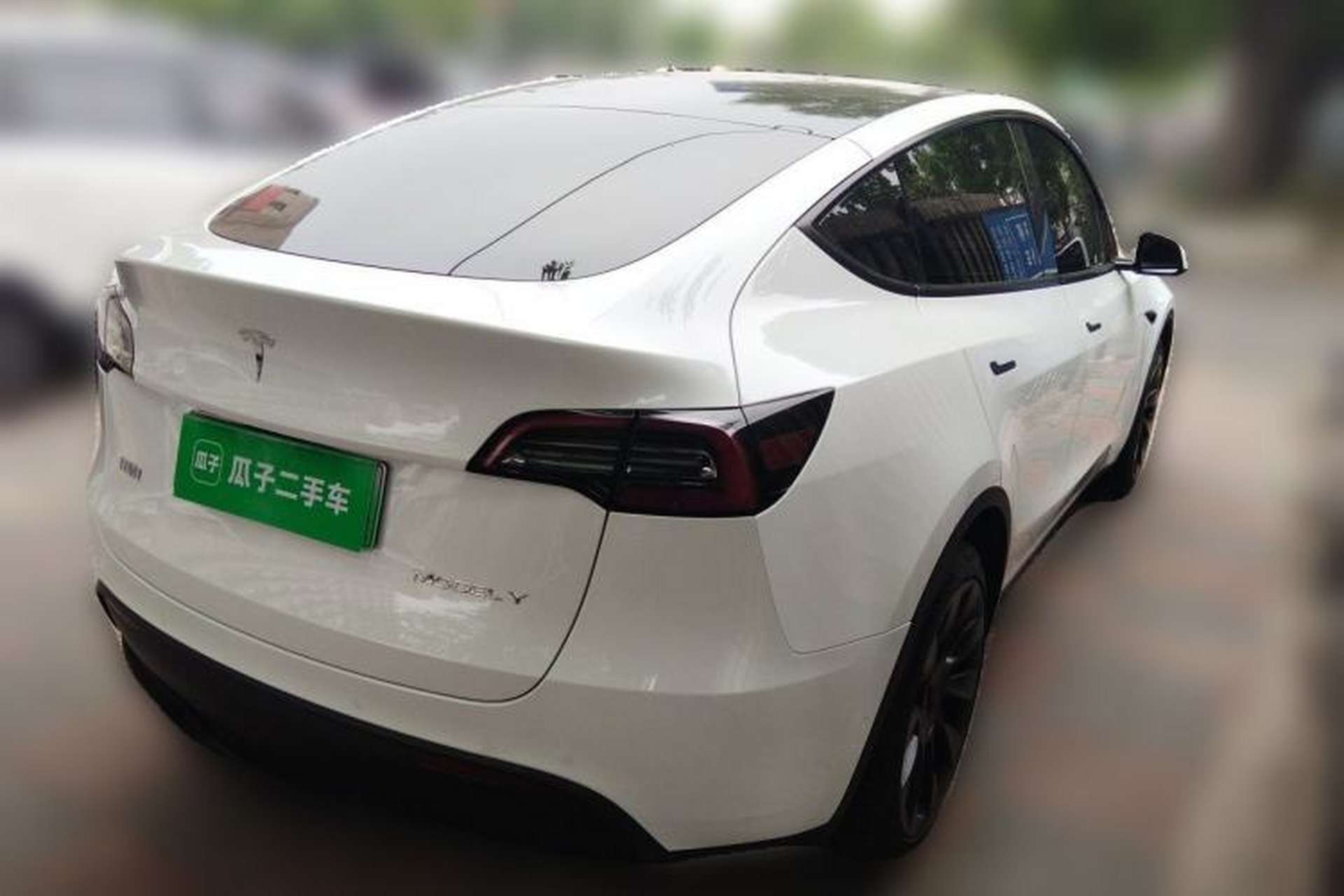 Used Tesla Model Y 2022 Revised Version Long-Range All-Wheel Drive Rear Right 45 Deg