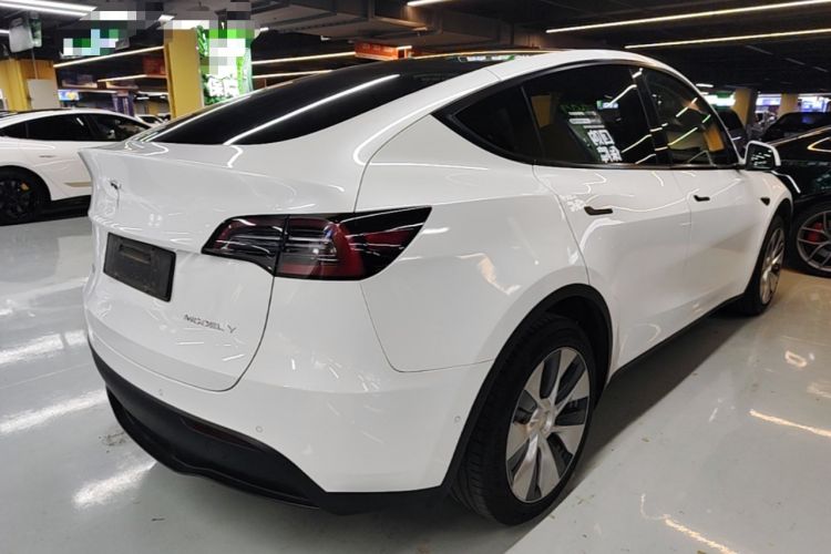 Used Tesla Model Y 2022 Long-Range All-Wheel-Drive Version Rear Right 45 Deg