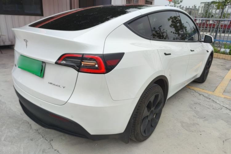 Used Tesla Model Y 2022 Revised Version Long-Range All-Wheel Drive Rear Right 45 Deg