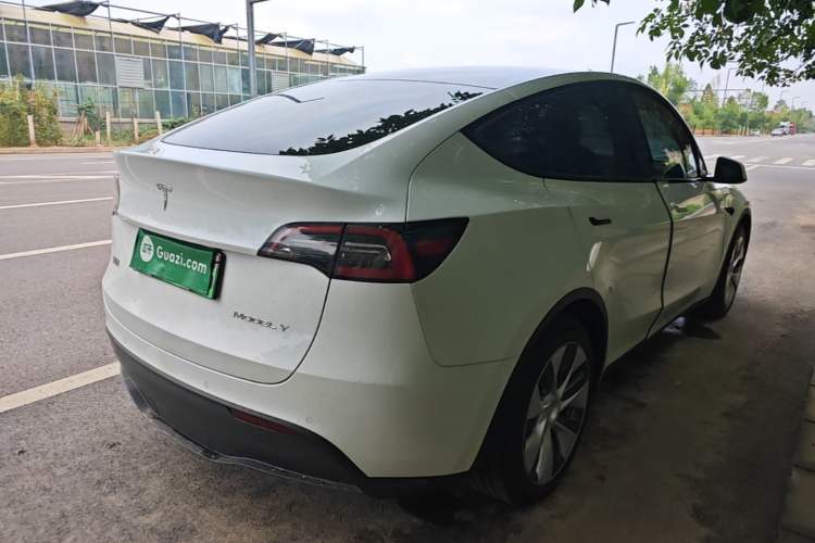 Used Tesla Model Y 2022 Revised Version Rear-Wheel Drive Rear Right 45 Deg