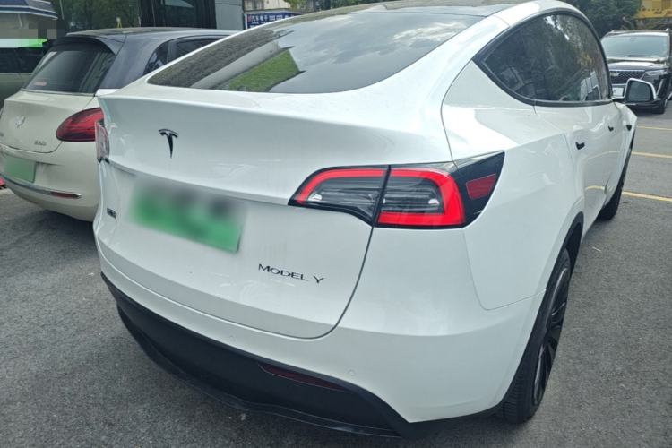 Used Tesla Model Y 2022 Revised Version Long-Range All-Wheel Drive Rear Right 45 Deg