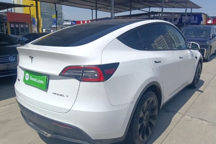 Used Tesla Model Y 2022 Revised Version Rear-Wheel Drive Rear Right 45 Deg