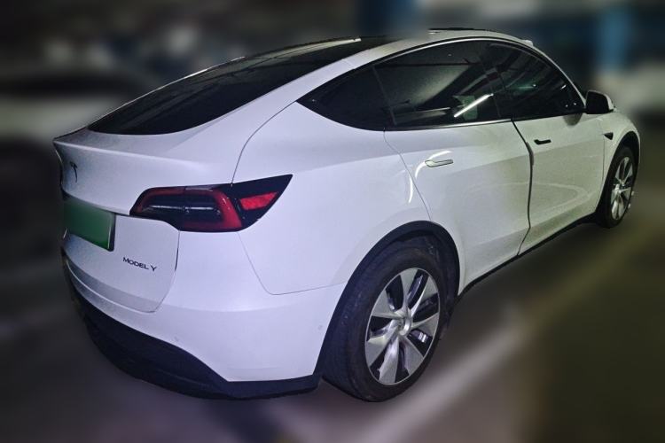 Used Tesla Model Y 2022 Revised Version Long-Range All-Wheel Drive Rear Right 45 Deg