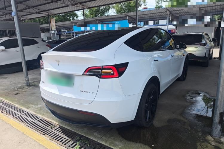 Used Tesla Model Y 2022 Revised Version Rear-Wheel Drive Rear Right 45 Deg