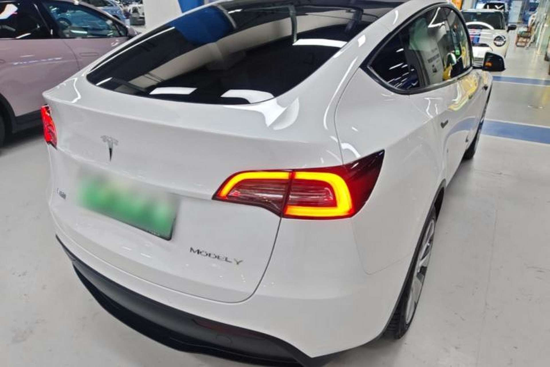 Used Tesla Model Y 2022 Revised Version Rear-Wheel Drive Rear Right 45 Deg