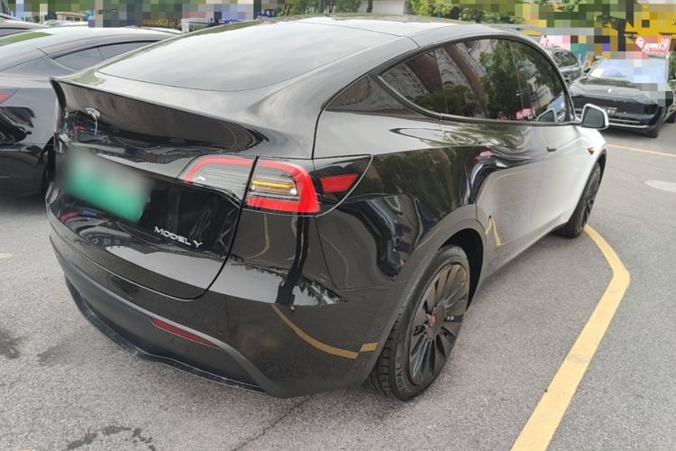 Used Tesla Model Y 2022 Revised Version Rear-Wheel Drive Rear Right 45 Deg