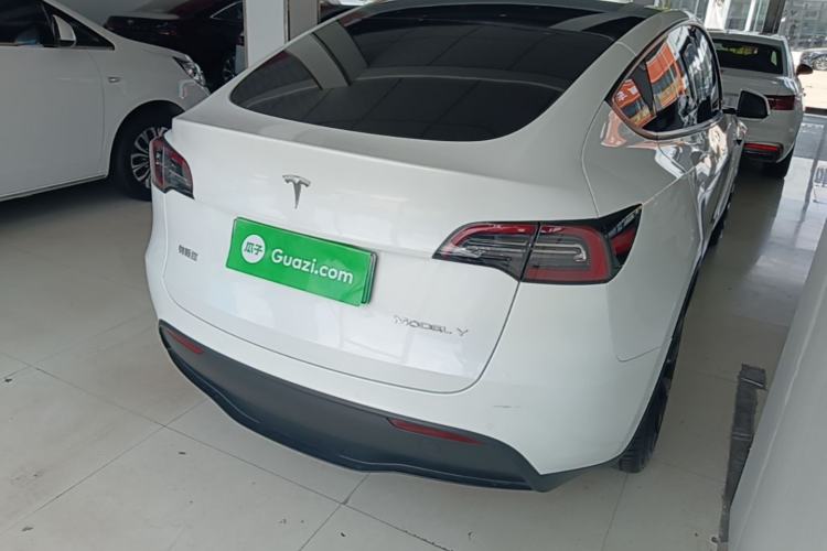 Used Tesla Model Y 2022 Revised Version Rear-Wheel Drive Rear Right 45 Deg