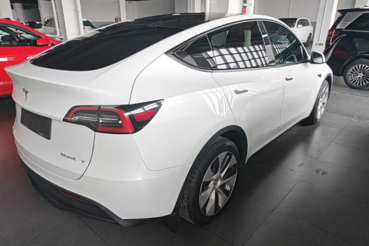 Used Tesla Model Y 2022 Long-Range All-Wheel-Drive Version Rear Right 45 Deg