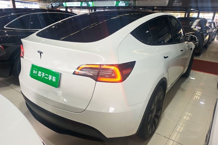 Used Tesla Model Y 2022 Revised Version Rear-Wheel Drive Rear Right 45 Deg