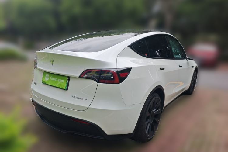 Used Tesla Model Y 2022 Long-Range All-Wheel-Drive Version Rear Right 45 Deg