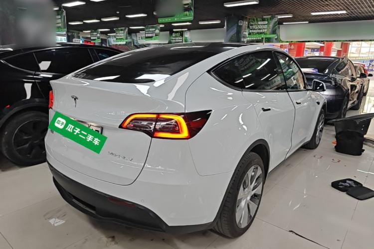 Used Tesla Model Y 2022 Long-Range All-Wheel-Drive Version Rear Right 45 Deg