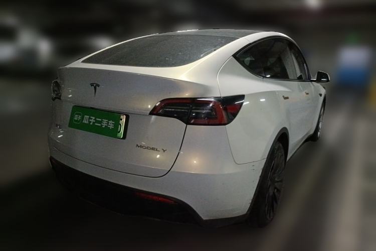 Used Tesla Model Y 2022 Revised Version Rear-Wheel Drive Rear Right 45 Deg