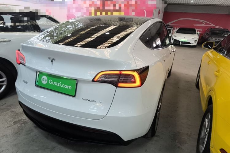 Used Tesla Model Y 2022 Revised Version Rear-Wheel Drive Rear Right 45 Deg