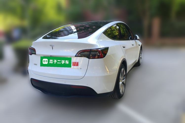 Used Tesla Model Y 2022 Revised Version Rear-Wheel Drive Rear Right 45 Deg