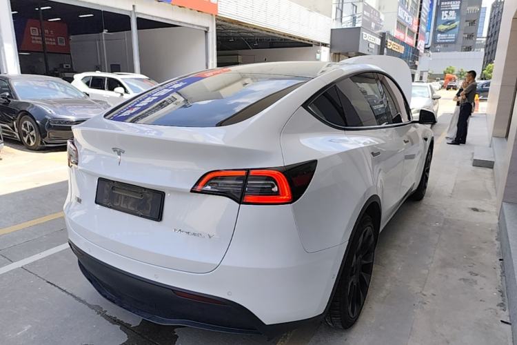 Used Tesla Model Y 2022 Revised Version Rear-Wheel Drive Rear Right 45 Deg