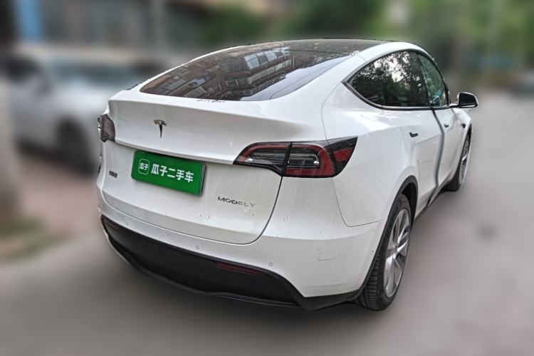 Used Tesla Model Y 2022 Revised Version Rear-Wheel Drive Rear Right 45 Deg