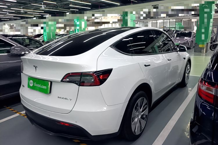 Used Tesla Model Y 2022 Rear-Wheel-Drive Version Rear Right 45 Deg