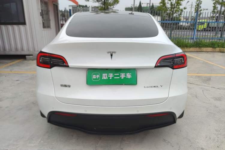 Used Tesla Model Y 2022 Revised Version Long-Range All-Wheel Drive Rear