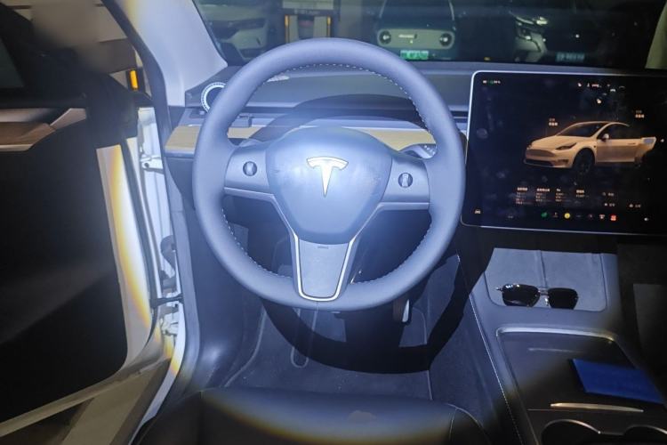Used Tesla Model Y 2022 Long-Range All-Wheel-Drive Version Steering Wheel