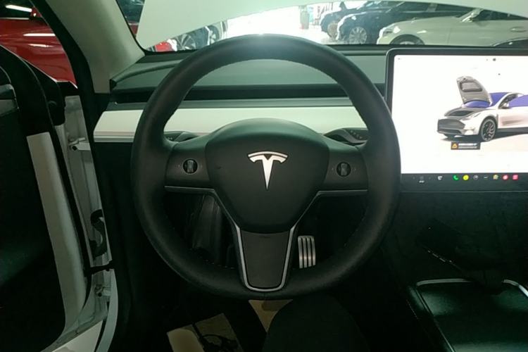 Used Tesla Model Y 2022 Performance High-Performance All-Wheel-Drive Version Steering Wheel