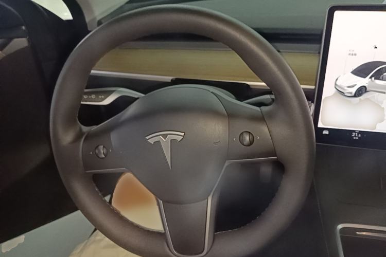 Used Tesla Model Y 2022 Revised Version Long-Range All-Wheel Drive Steering Wheel