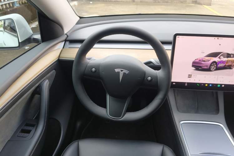Used Tesla Model Y 2022 Revised Version Rear-Wheel Drive Steering Wheel